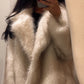 Fox Faux Fur Coat