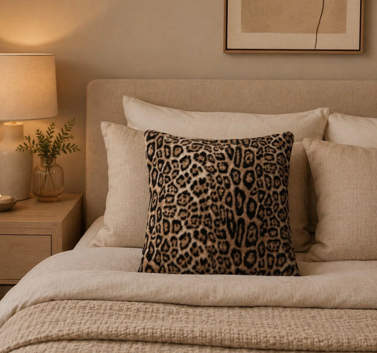 Leopard Print Cushion Cover