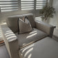 Two Tone Natural Cushion Cover