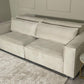 Cream Velvet Talum 3 Seater