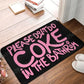 Please Don't Do Coke In The Bathroom Entrance Door Mat Kitchen Bath Anti-Slip Outdoor Doormat Bedroom Balcony Rug Carpet Footpad