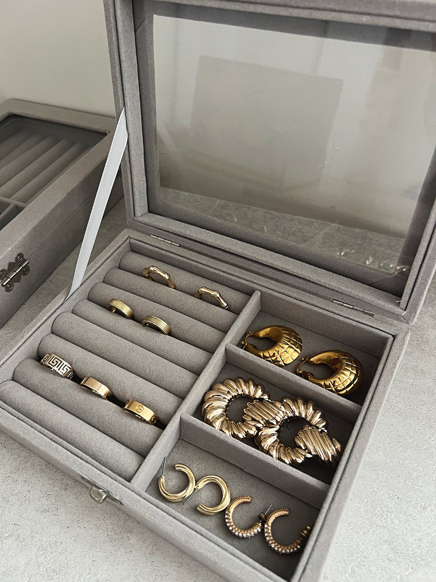 Travel Suede Jewellery Box
