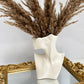Half Face White Face Vase