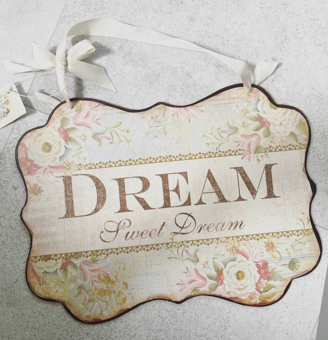 “DREAM” home plaque / sign