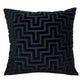 Black Velvet Jacquard Cushion Cover