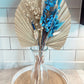 Blue Flower Dried Fan Bouquet