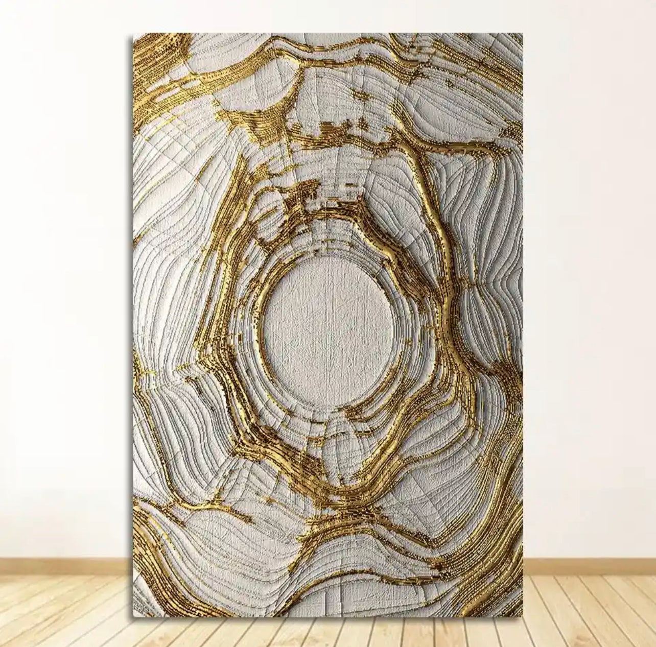 Gold Swirl Canvas Print